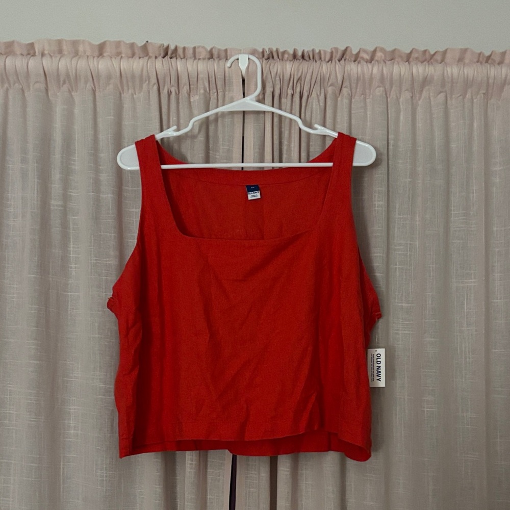 Old Navy Bright Red Tank Top